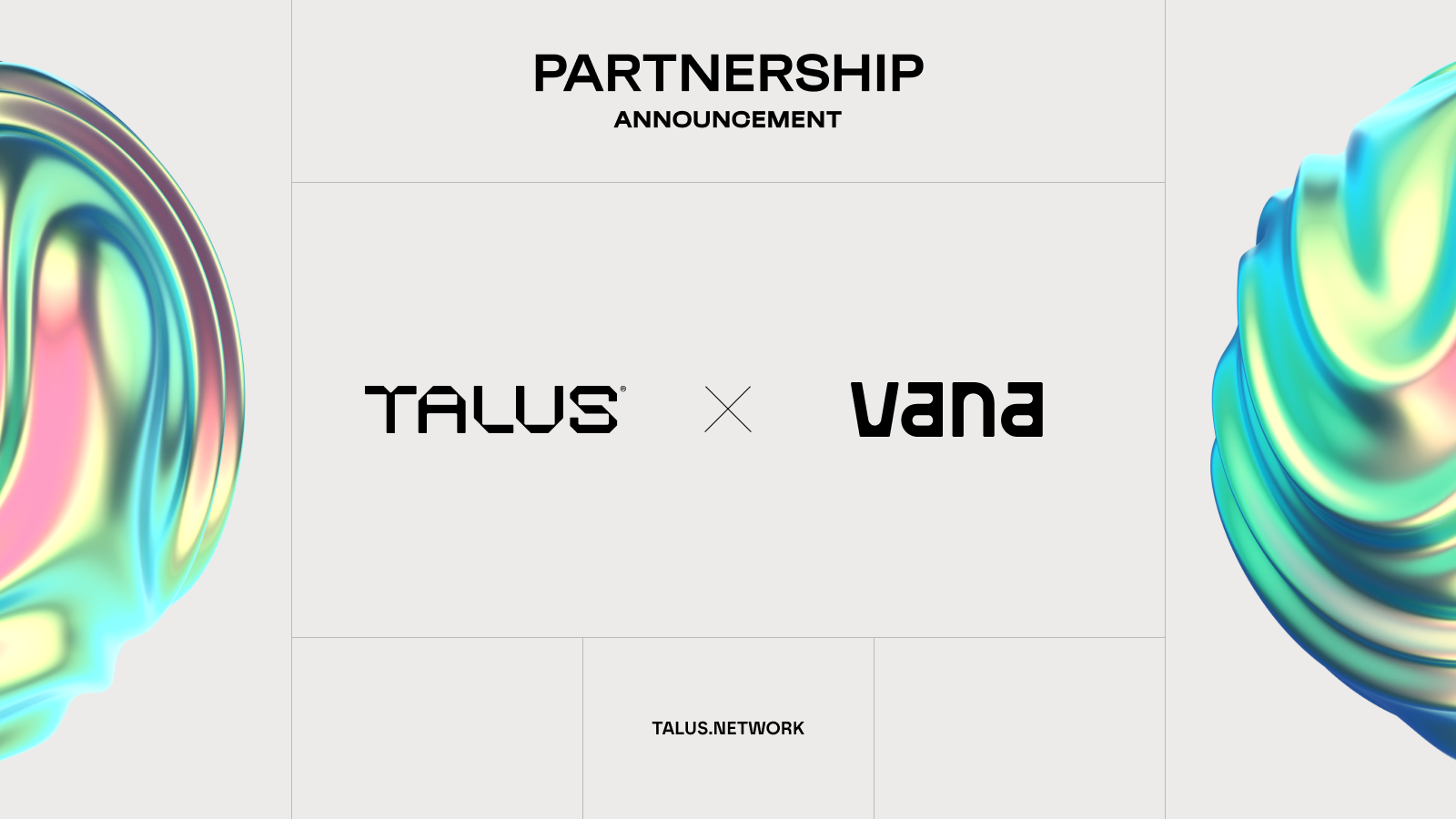 Talus x Vana: Unlocking the Power of Private Data for AI Agents